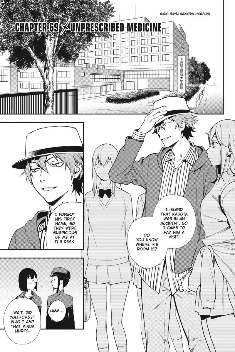 Durarara!! - Re; Dollars Hen Chapter 69 page 1