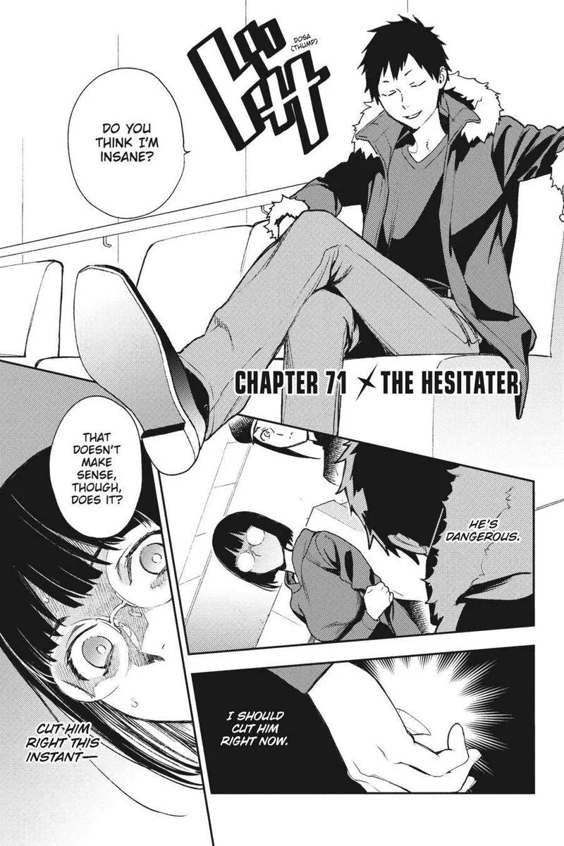 Durarara!! - Re; Dollars Hen Chapter 71 page 1