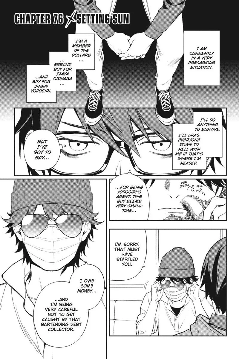 Durarara!! - Re; Dollars Hen Chapter 76 page 1