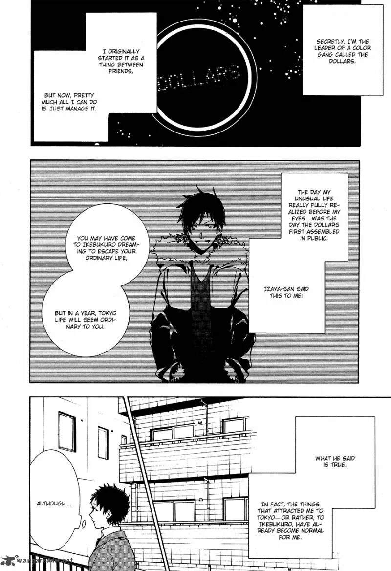 Durarara!! Relay Chapter 1 page 21