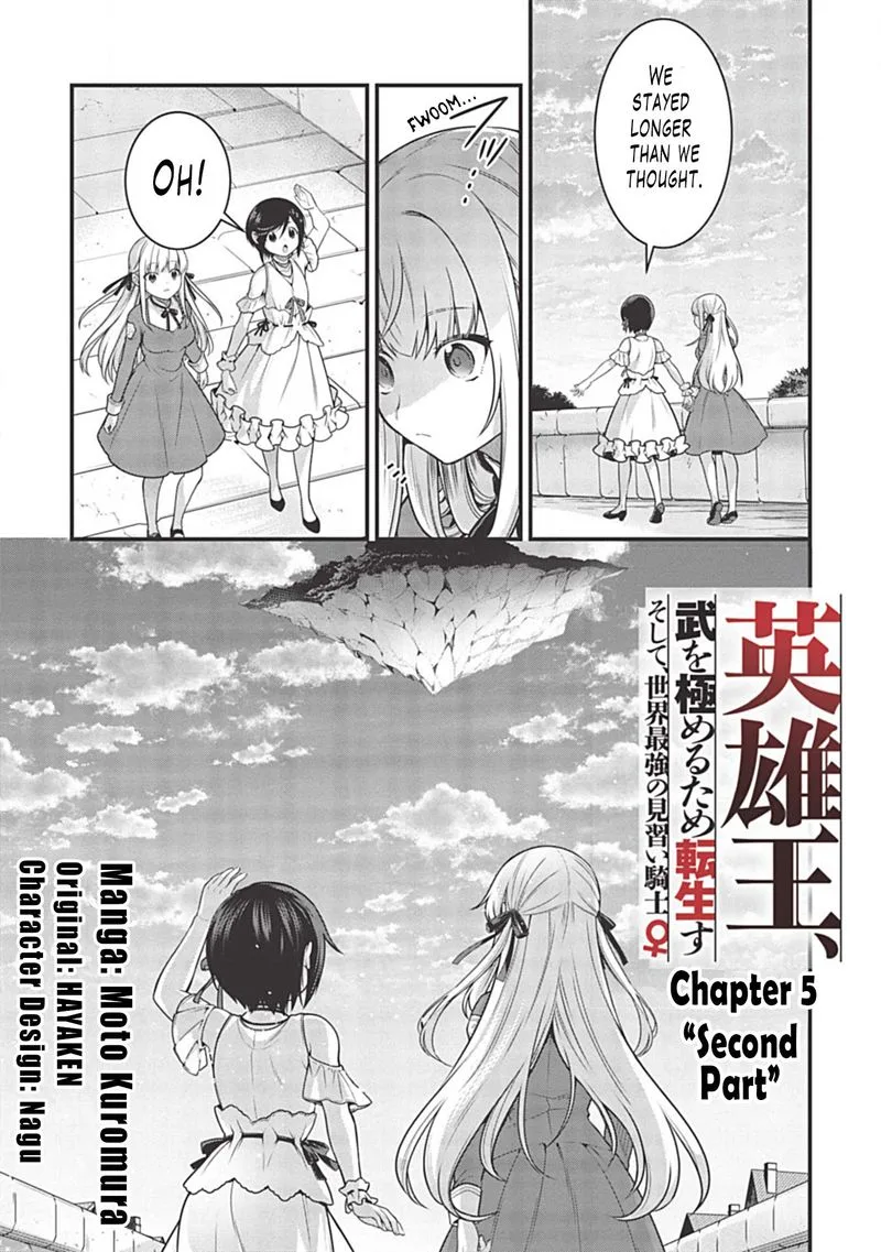 Eiyuuou, Bu wo Kiwameru Tame Tenseisu: Soshite, Sekai Saikyou no Minarai Kishi♀ Chapter 5.2 page 1