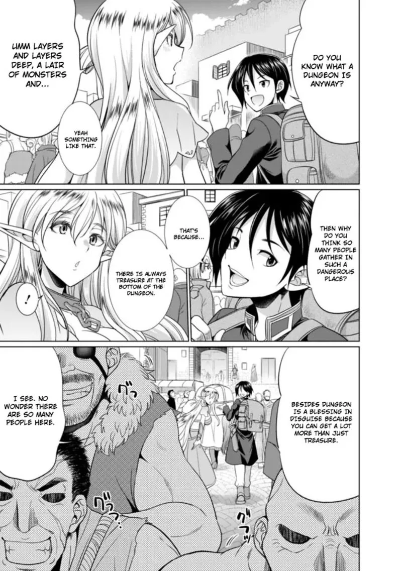 Elf Dorei to Kizuku Dungeon Harem: Isekai de Netotte Nakama wo Fuyashimasu Chapter 1.1 page 12