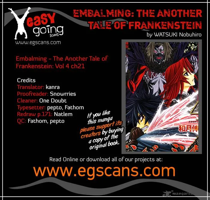 Embalming - The Another Tale of Frankenstein Chapter 21 page 1
