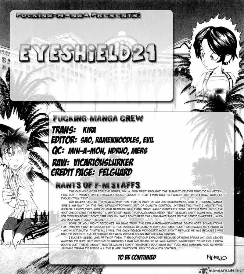 Eyeshield 21 Chapter 145 page 1