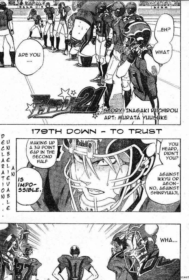 Eyeshield 21 Chapter 179 page 1