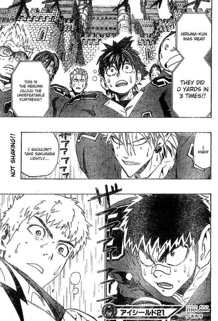 Eyeshield 21 Chapter 213 page 18