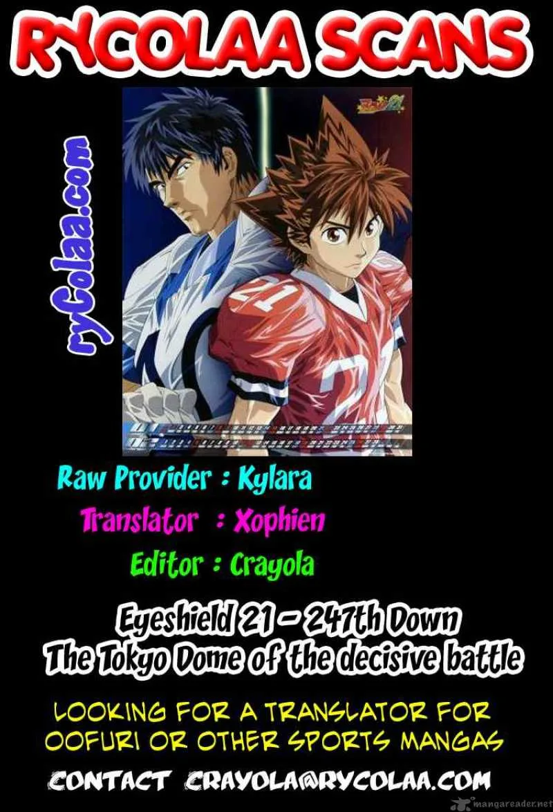 Eyeshield 21 Chapter 247 page 1
