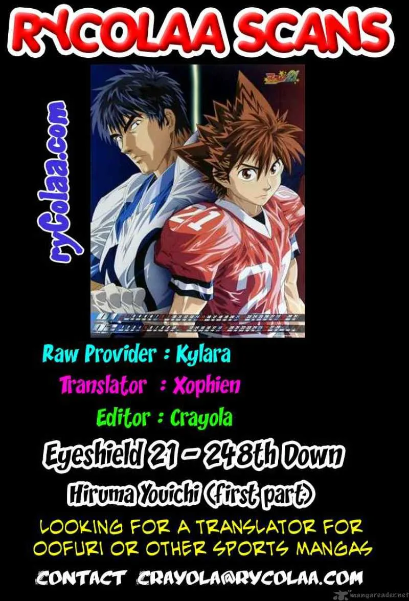 Eyeshield 21 Chapter 248 page 1