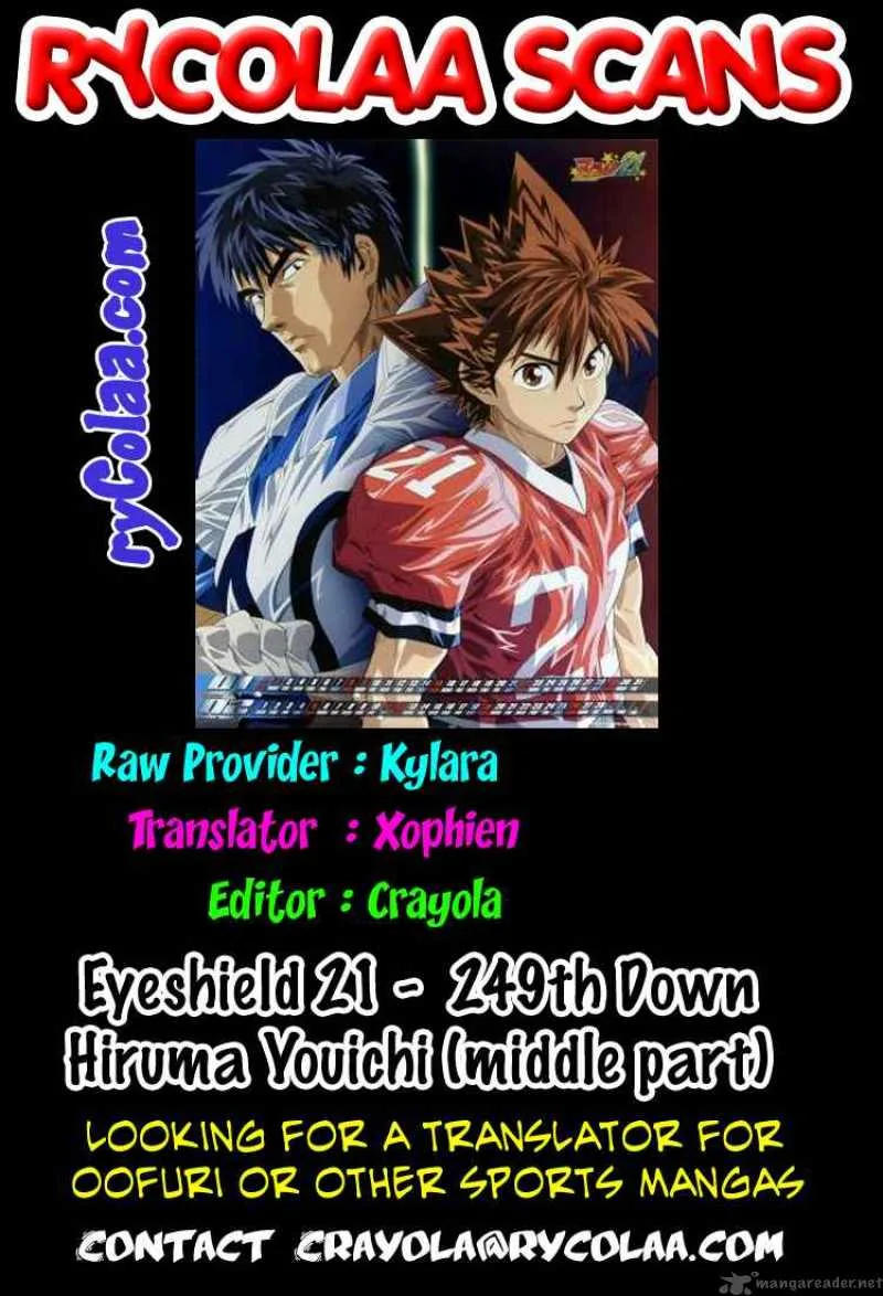 Eyeshield 21 Chapter 249 page 1