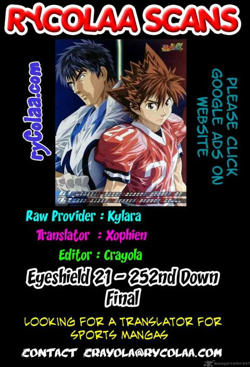 Eyeshield 21 Chapter 252 page 1