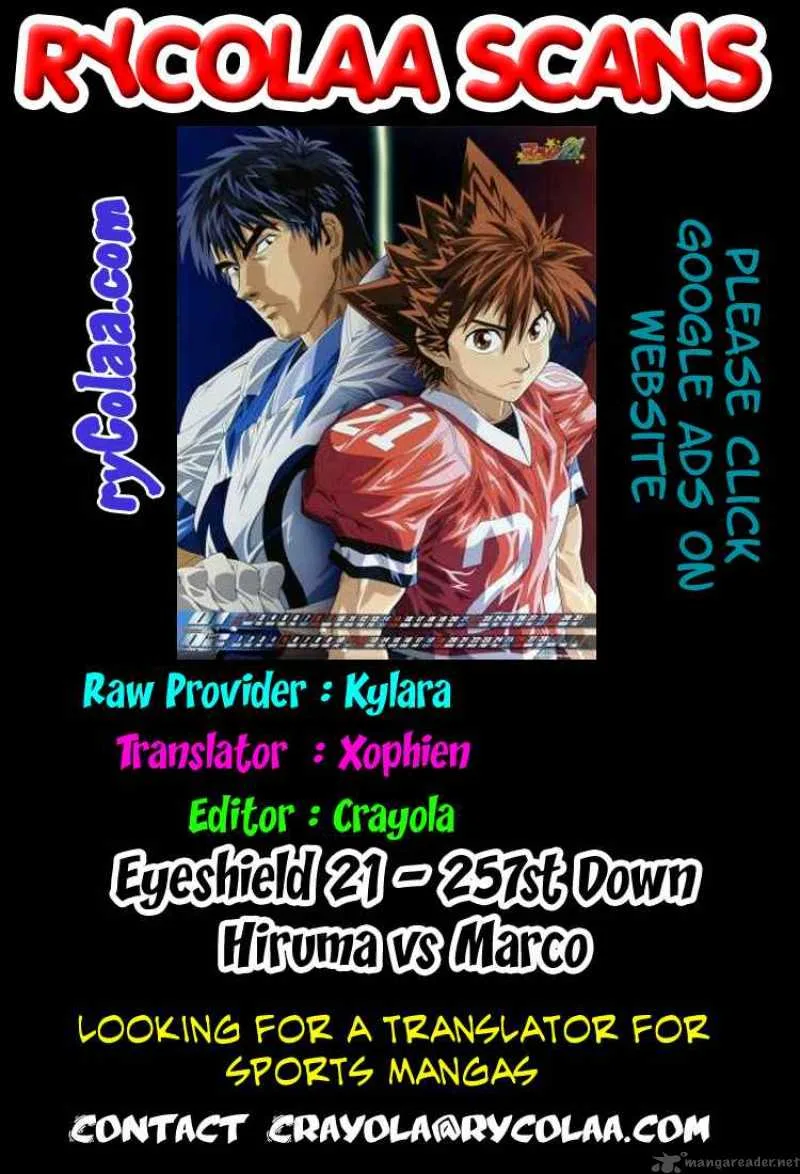 Eyeshield 21 Chapter 257 page 1