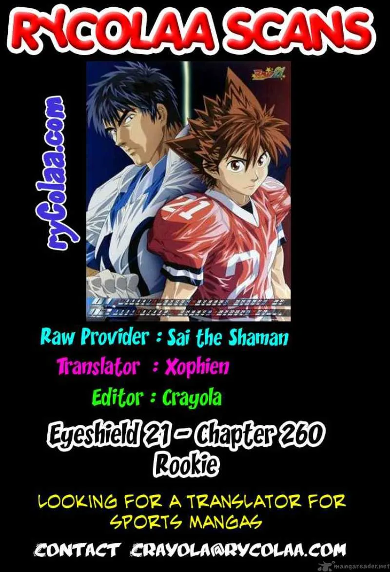 Eyeshield 21 Chapter 260 page 1
