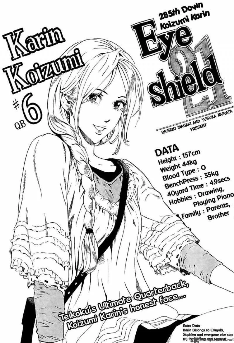 Eyeshield 21 Chapter 285 page 3