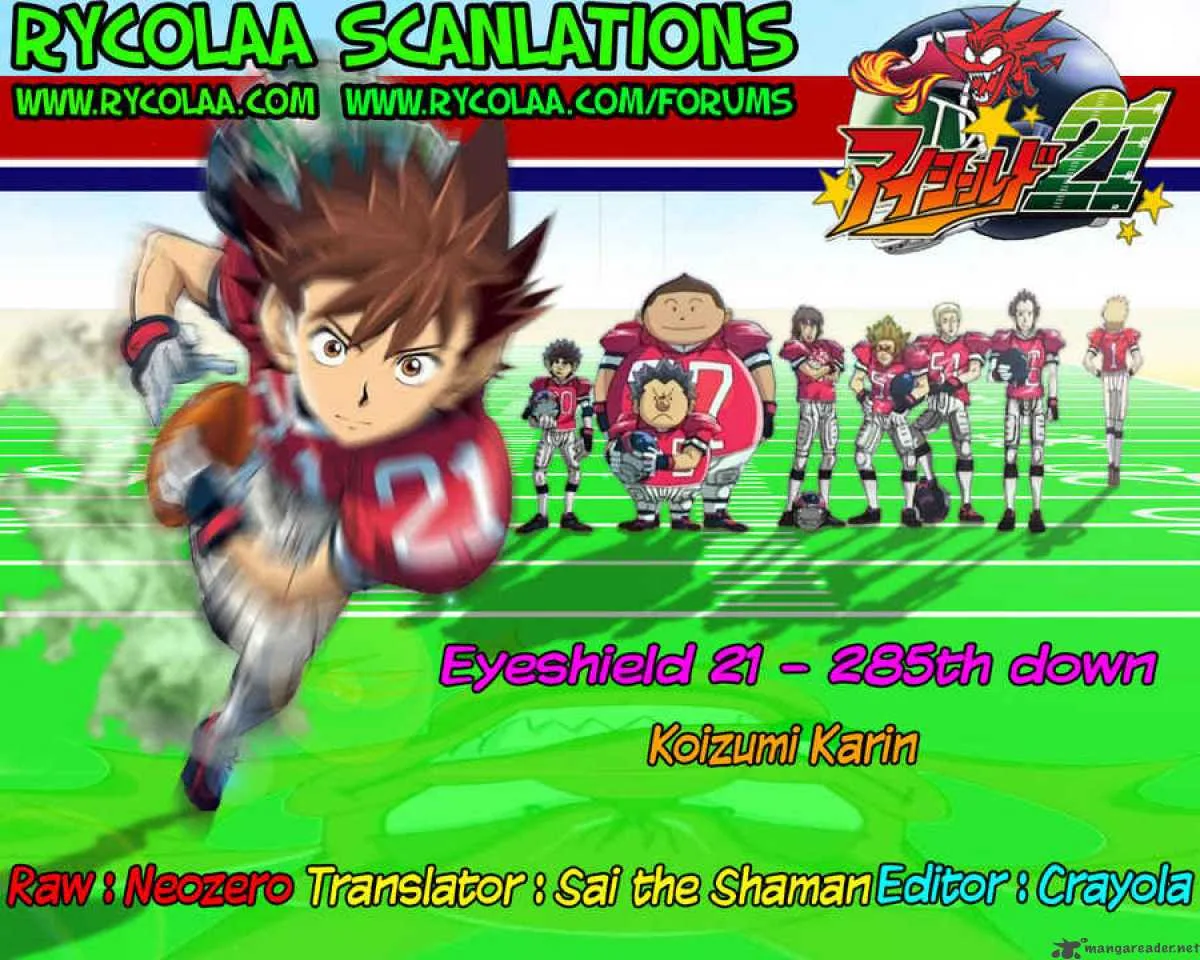 Eyeshield 21 Chapter 285 page 1