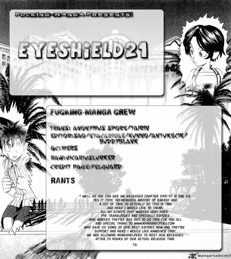 Eyeshield 21 Chapter 97 page 1