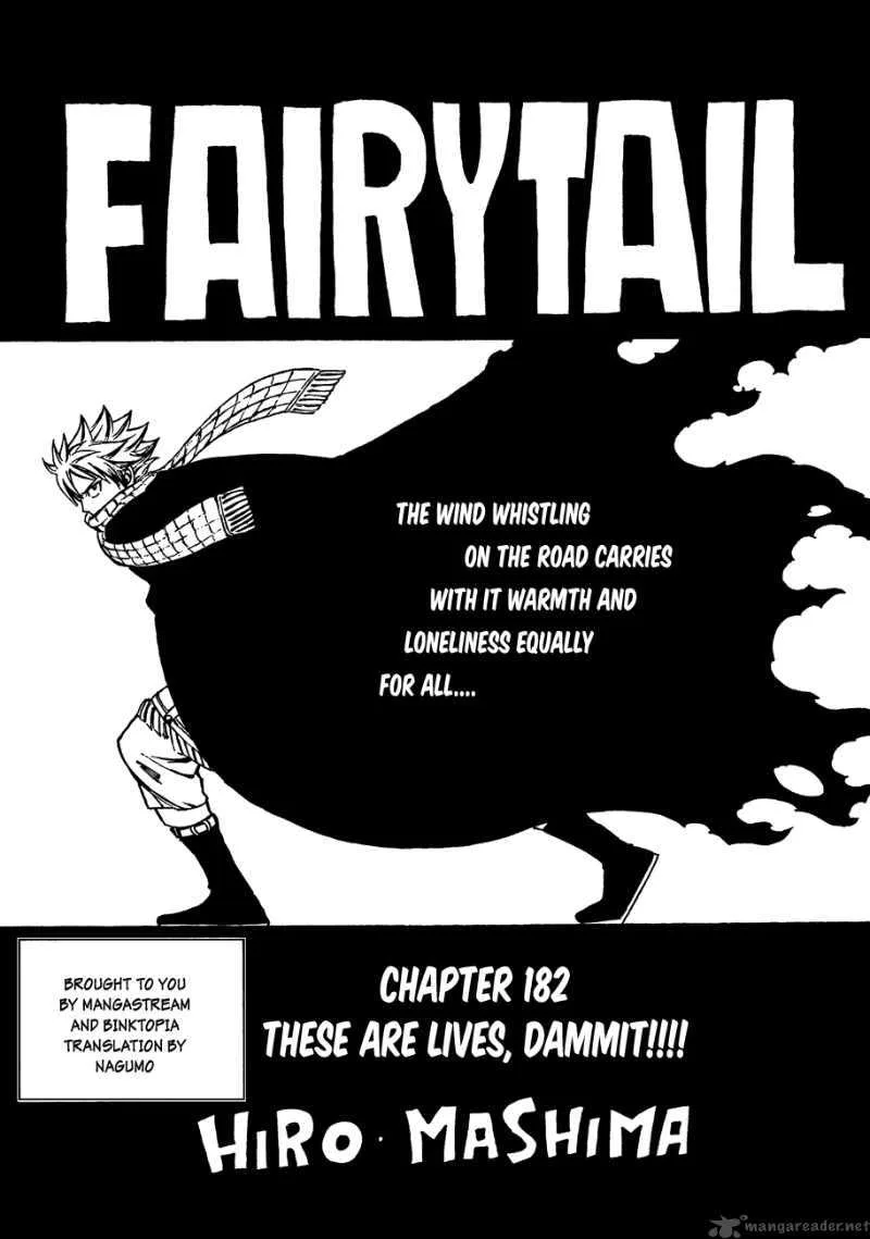 Fairy Tail Chapter 182 page 1