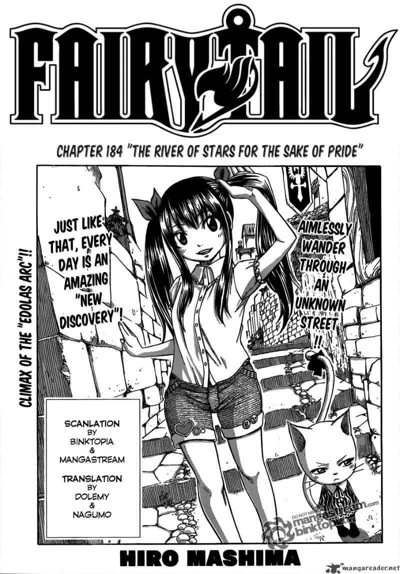 Fairy Tail Chapter 184 page 1