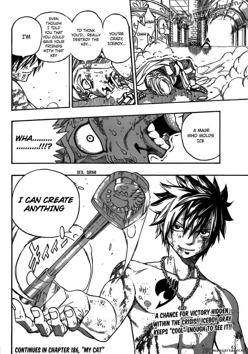 Fairy Tail Chapter 185 page 19