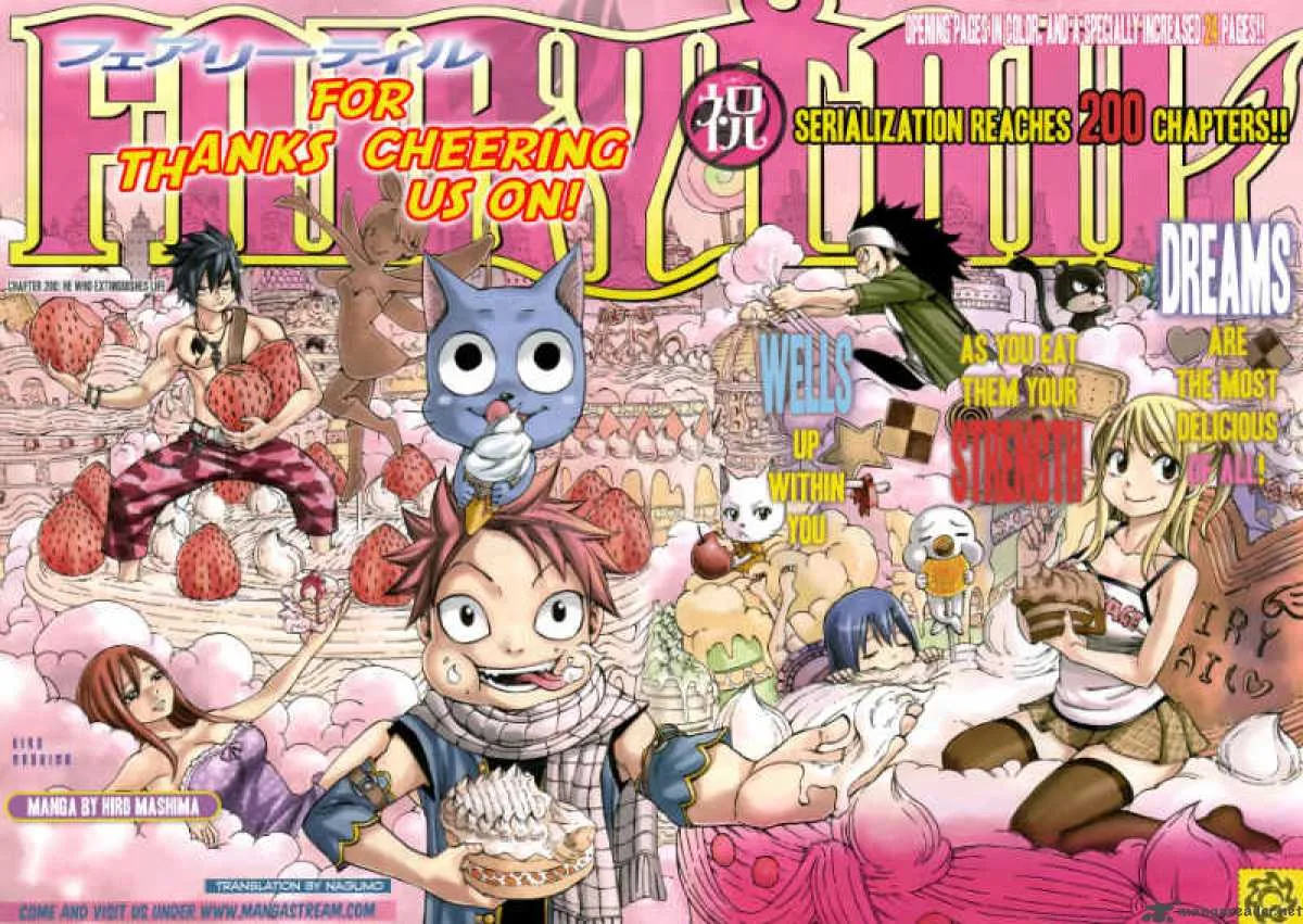 Fairy Tail Chapter 200 page 3