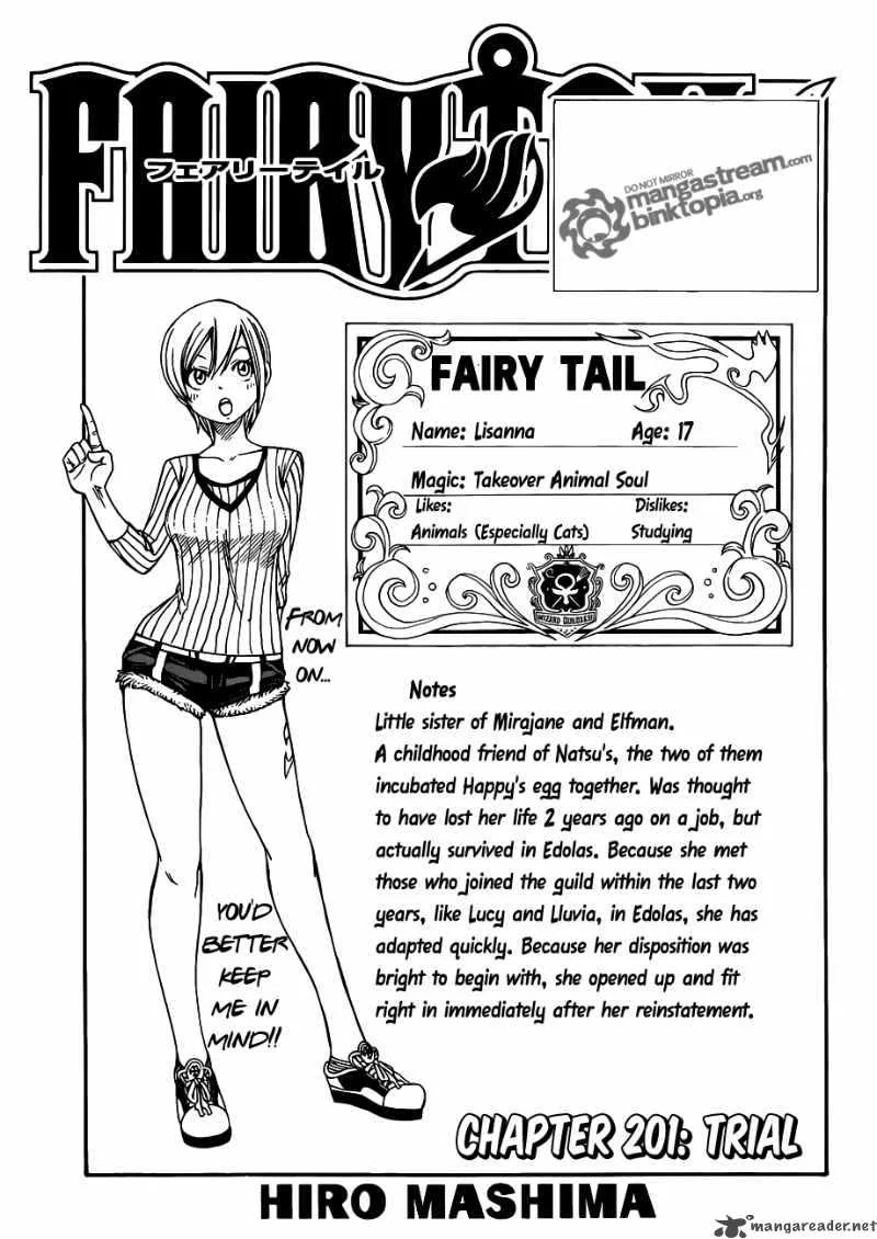 Fairy Tail Chapter 201 page 1