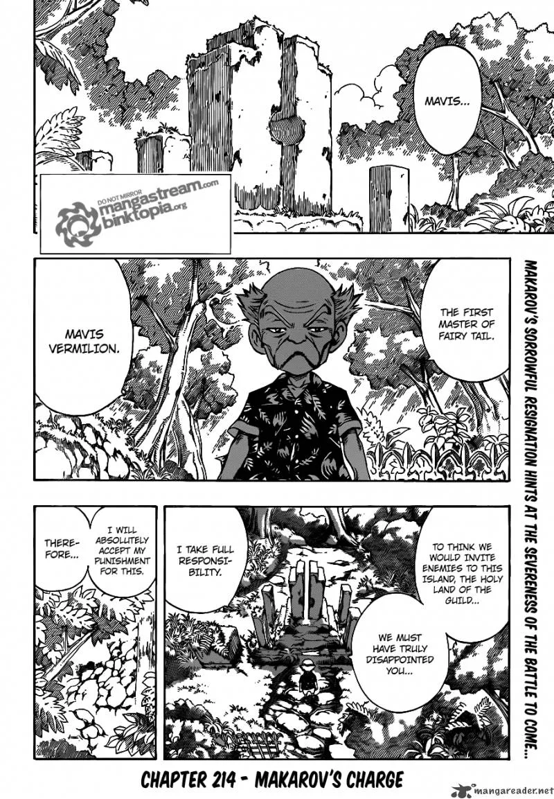 Fairy Tail Chapter 214 page 2