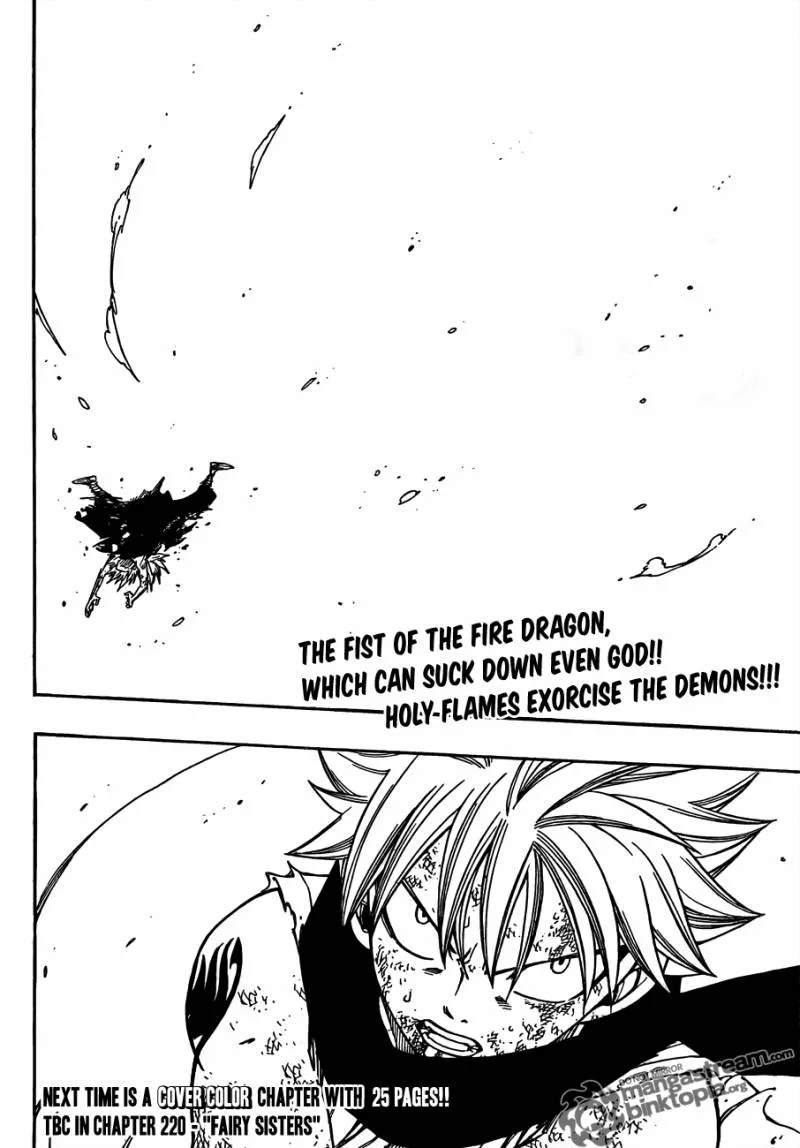 Fairy Tail Chapter 219 page 19