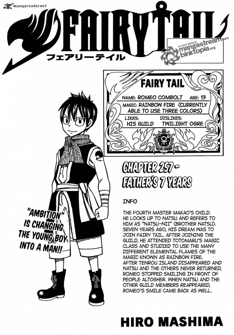 Fairy Tail Chapter 257 page 1