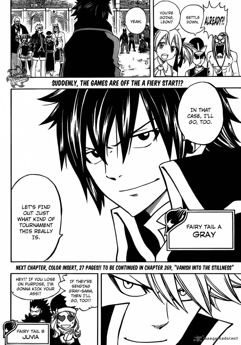 Fairy Tail Chapter 268 page 18