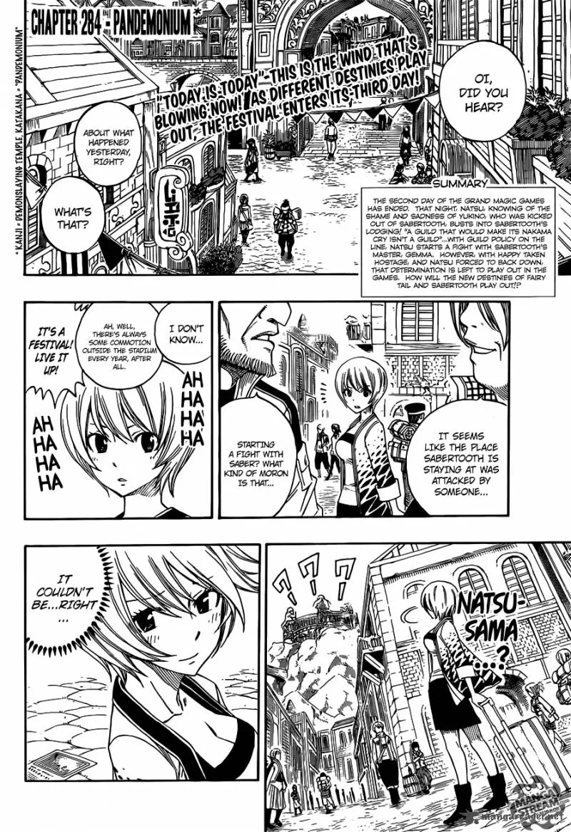Fairy Tail Chapter 284 page 5