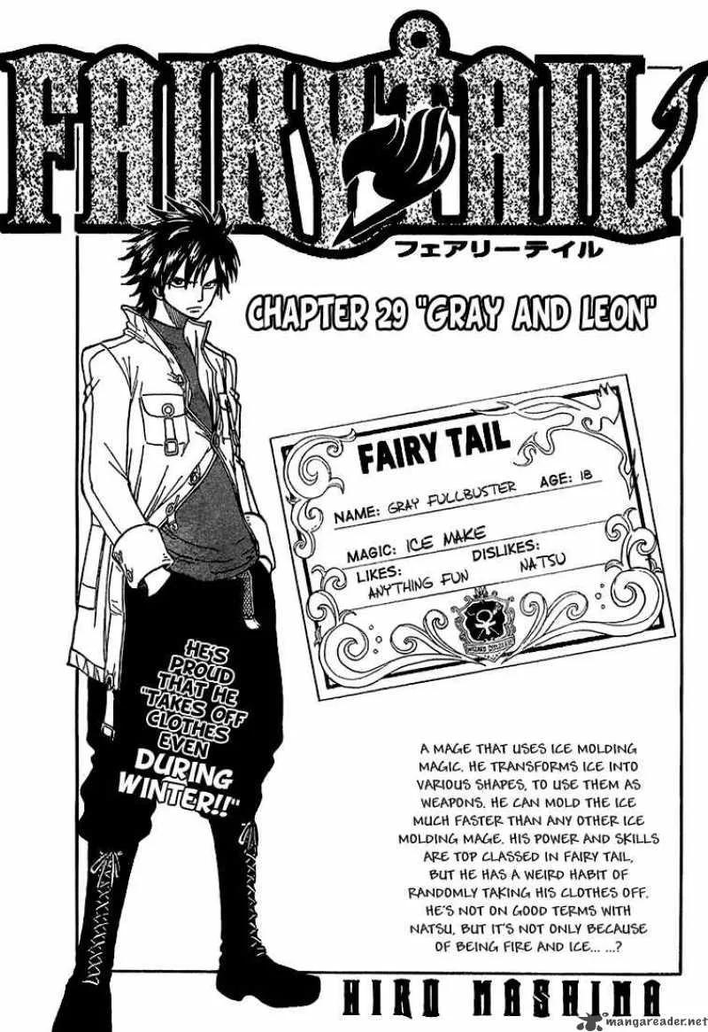 Fairy Tail Chapter 29 page 1