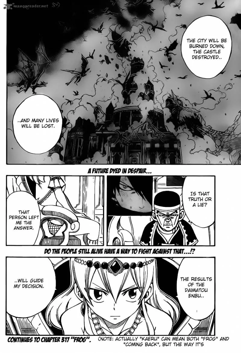 Fairy Tail Chapter 316 page 21