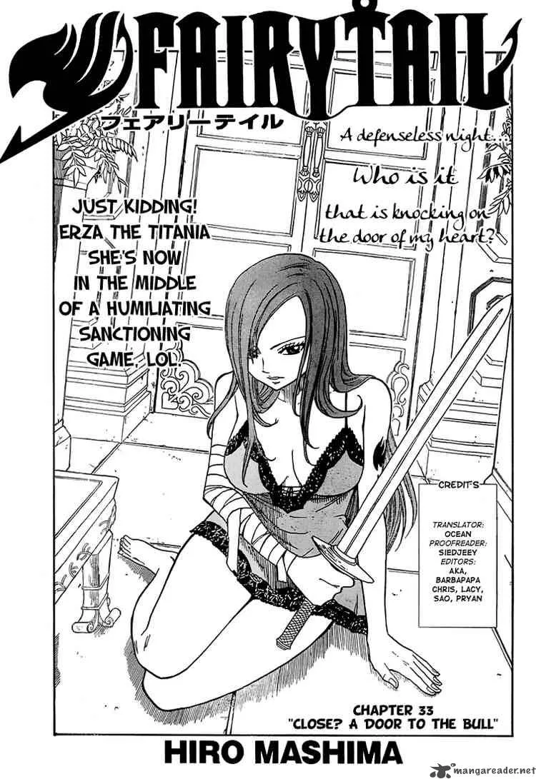 Fairy Tail Chapter 33 page 1