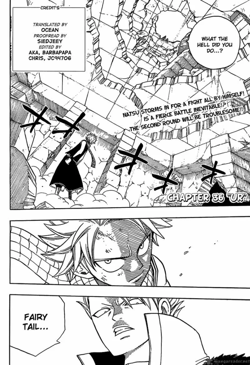 Fairy Tail Chapter 36 page 2