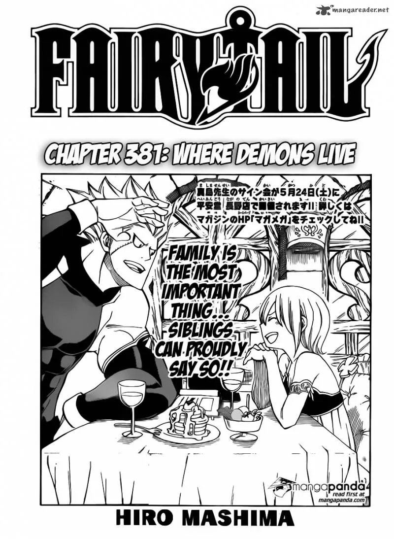 Fairy Tail Chapter 381 page 1