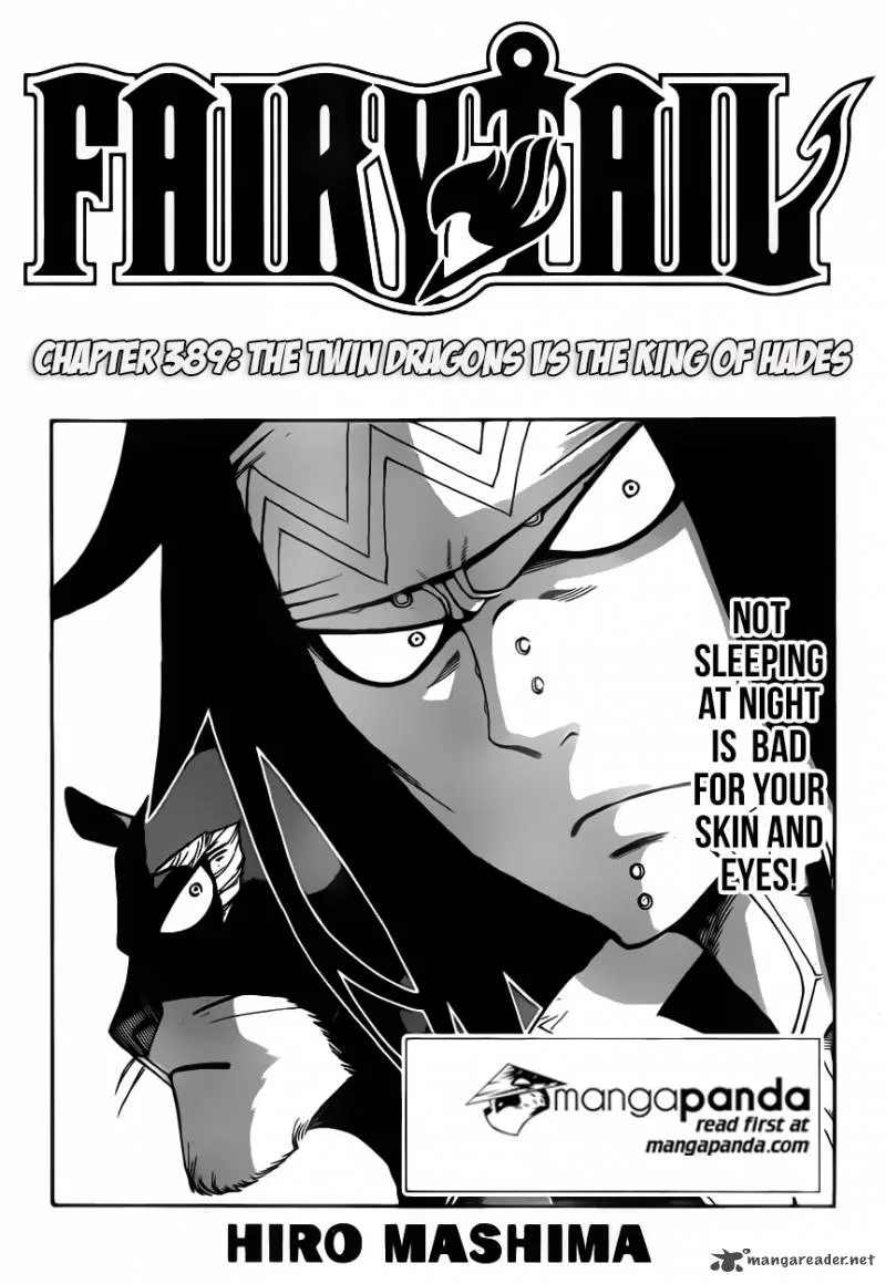 Fairy Tail Chapter 389 page 1