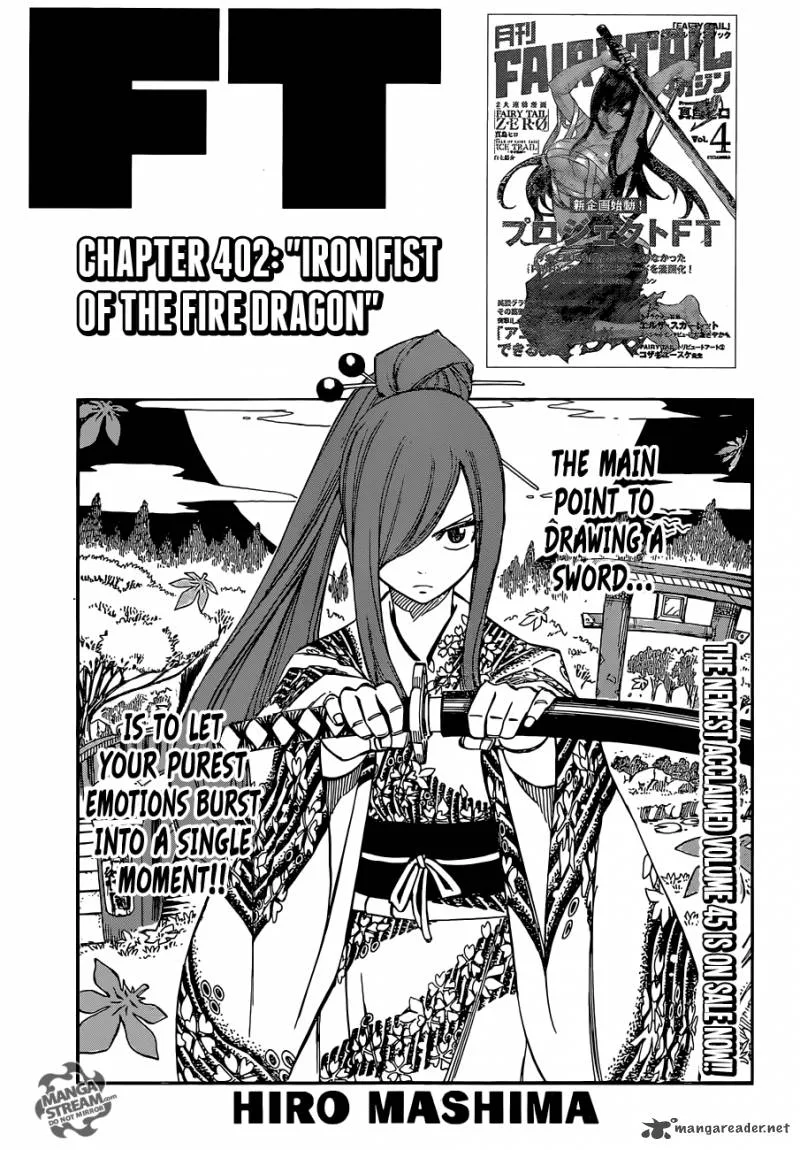 Fairy Tail Chapter 402 page 1