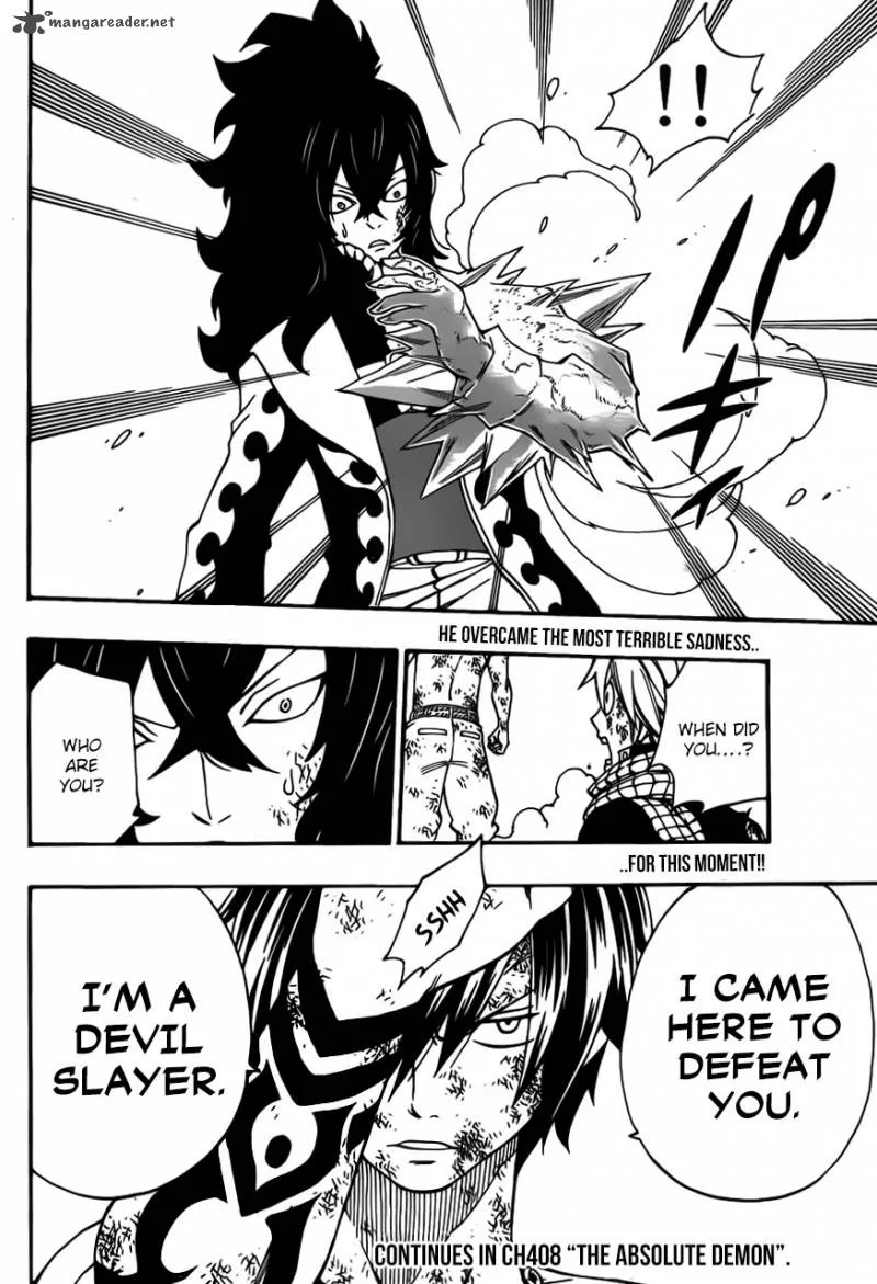 Fairy Tail Chapter 407 page 21