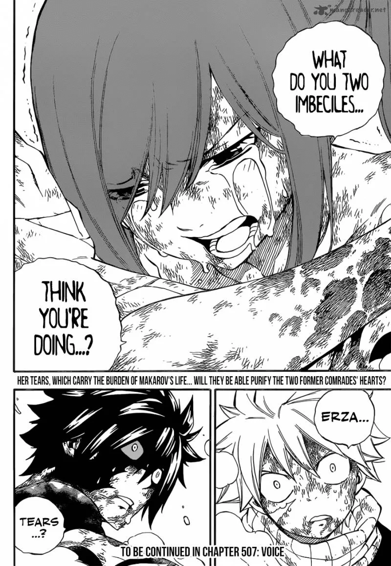 Fairy Tail Chapter 506 page 21