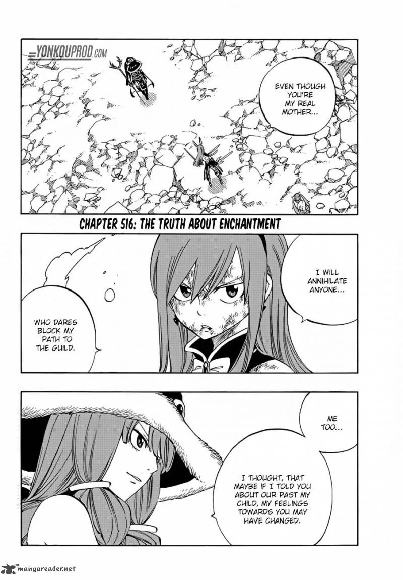 Fairy Tail Chapter 516 page 2