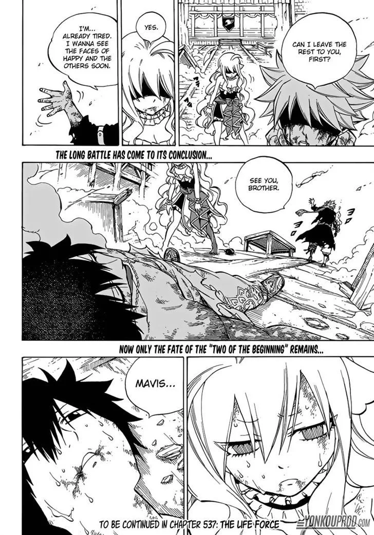Fairy Tail Chapter 536 page 19