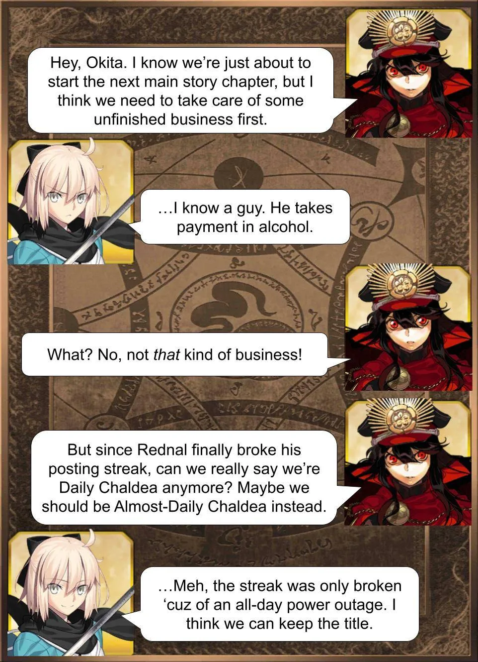 Fate/Grand Order - Daily Chaldea (Doujinshi) Chapter 1300 page 1