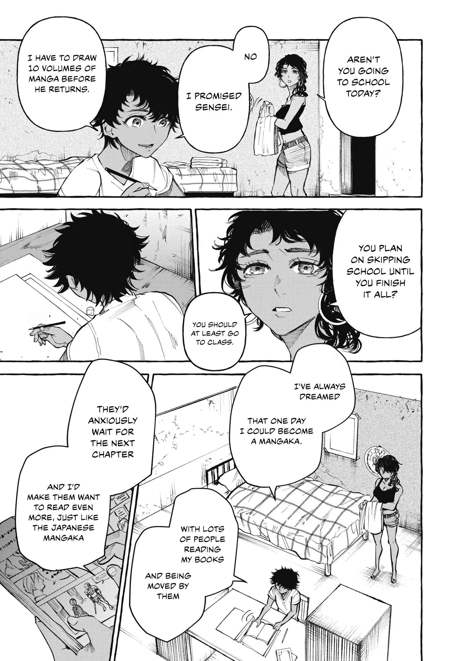 Favela no Mangaka Chapter 4 page 6