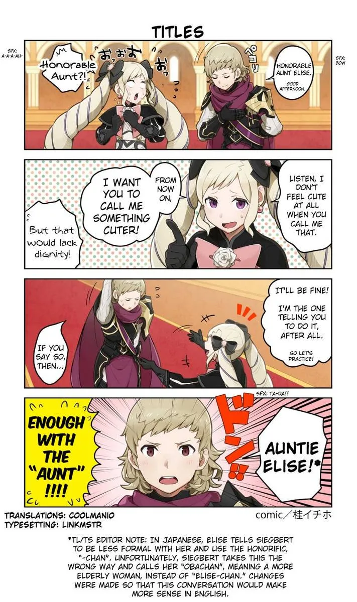 FIRE EMBLEM HEROES DAILY LIVES OF THE HEROES Chapter 54 page 1