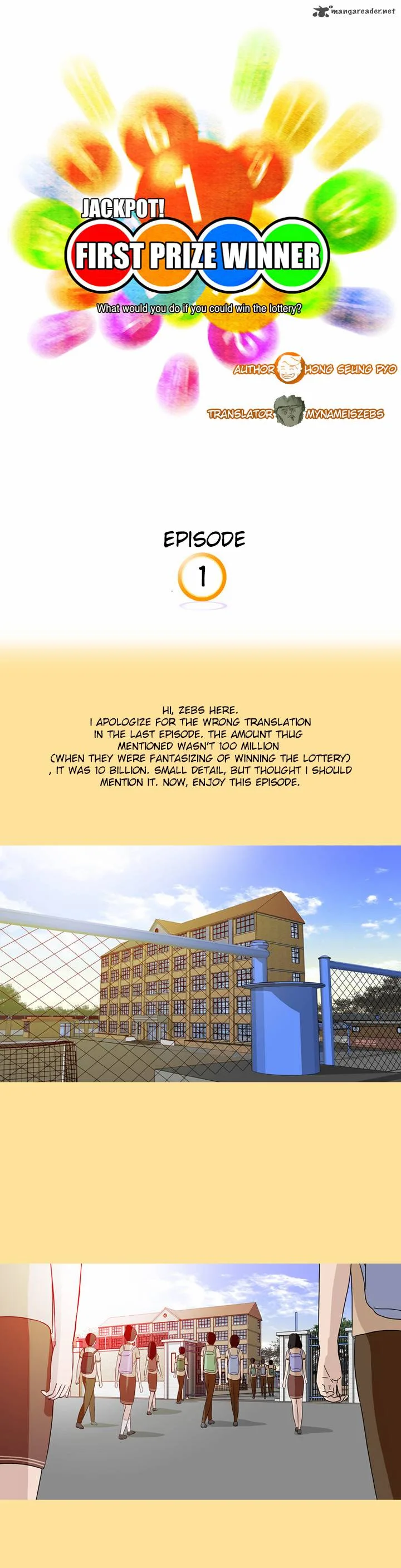 First Prize Winner Chapter 2 page 1