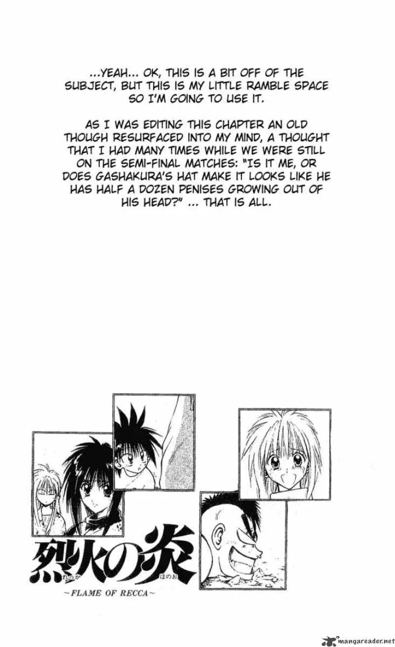 Flame Of Recca Chapter 148 page 15