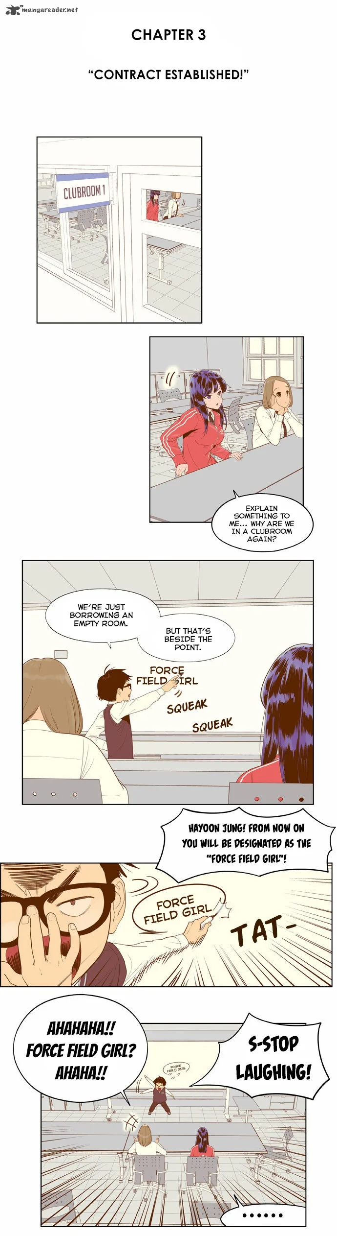 Force Field Girl Chapter 3 page 3