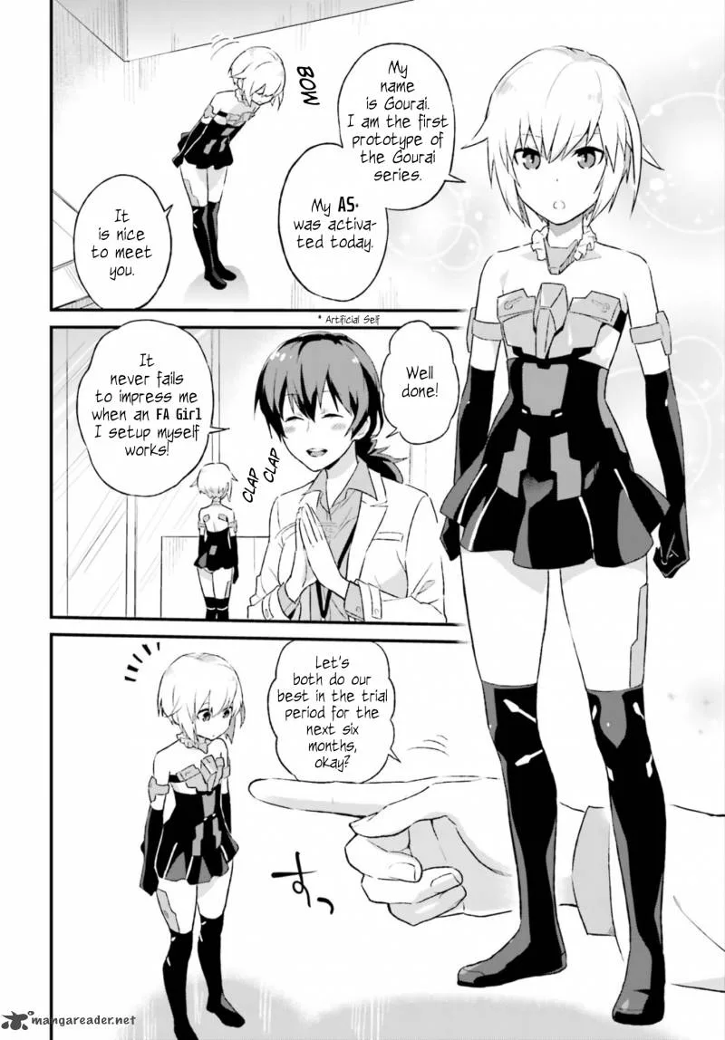 Frame Arms Girl: Lab Days Chapter 1 page 5