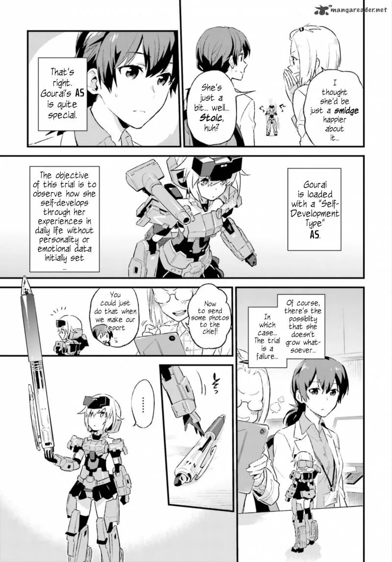 Frame Arms Girl: Lab Days Chapter 1 page 12