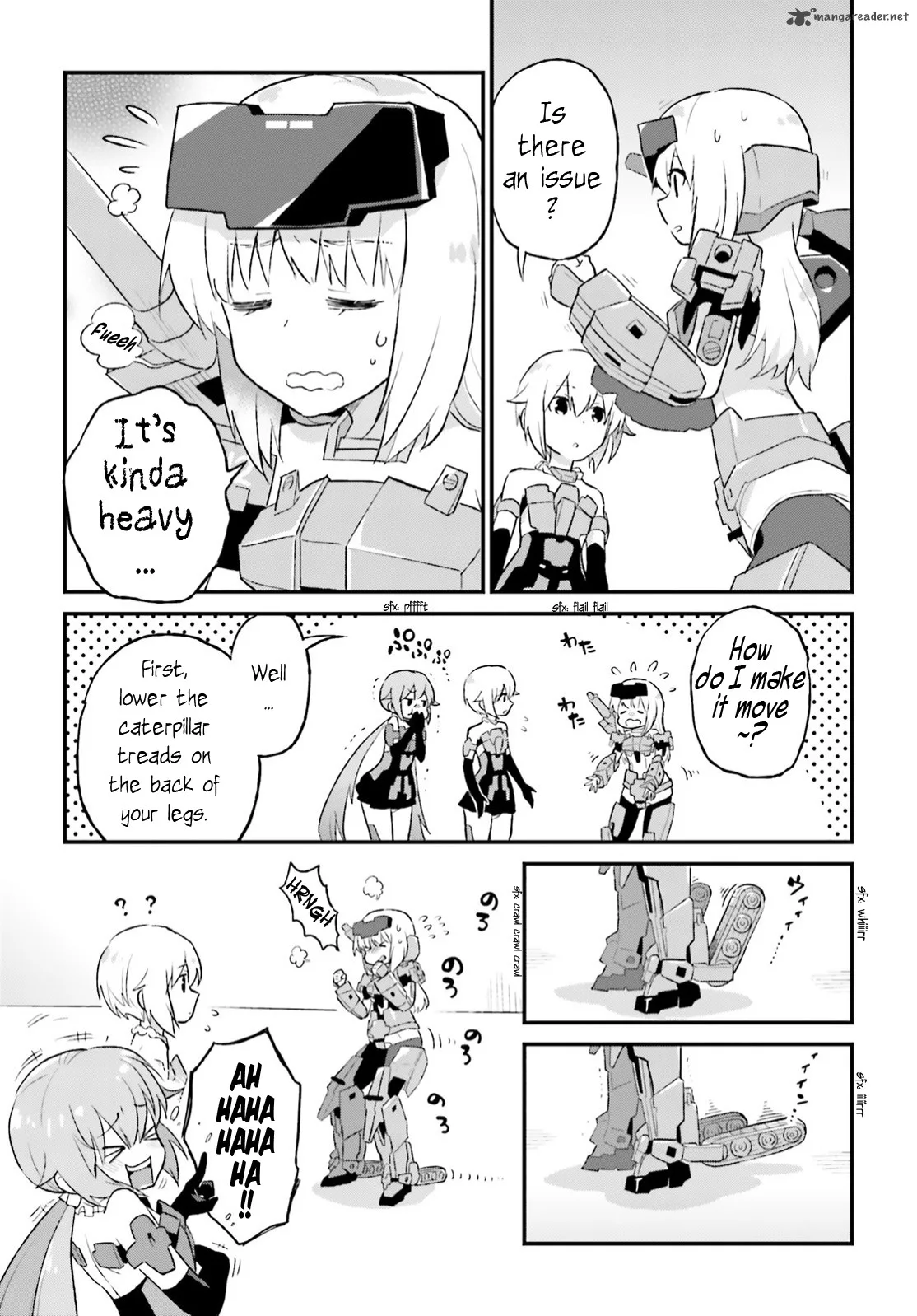 Frame Arms Girl: Lab Days Chapter 4 page 9