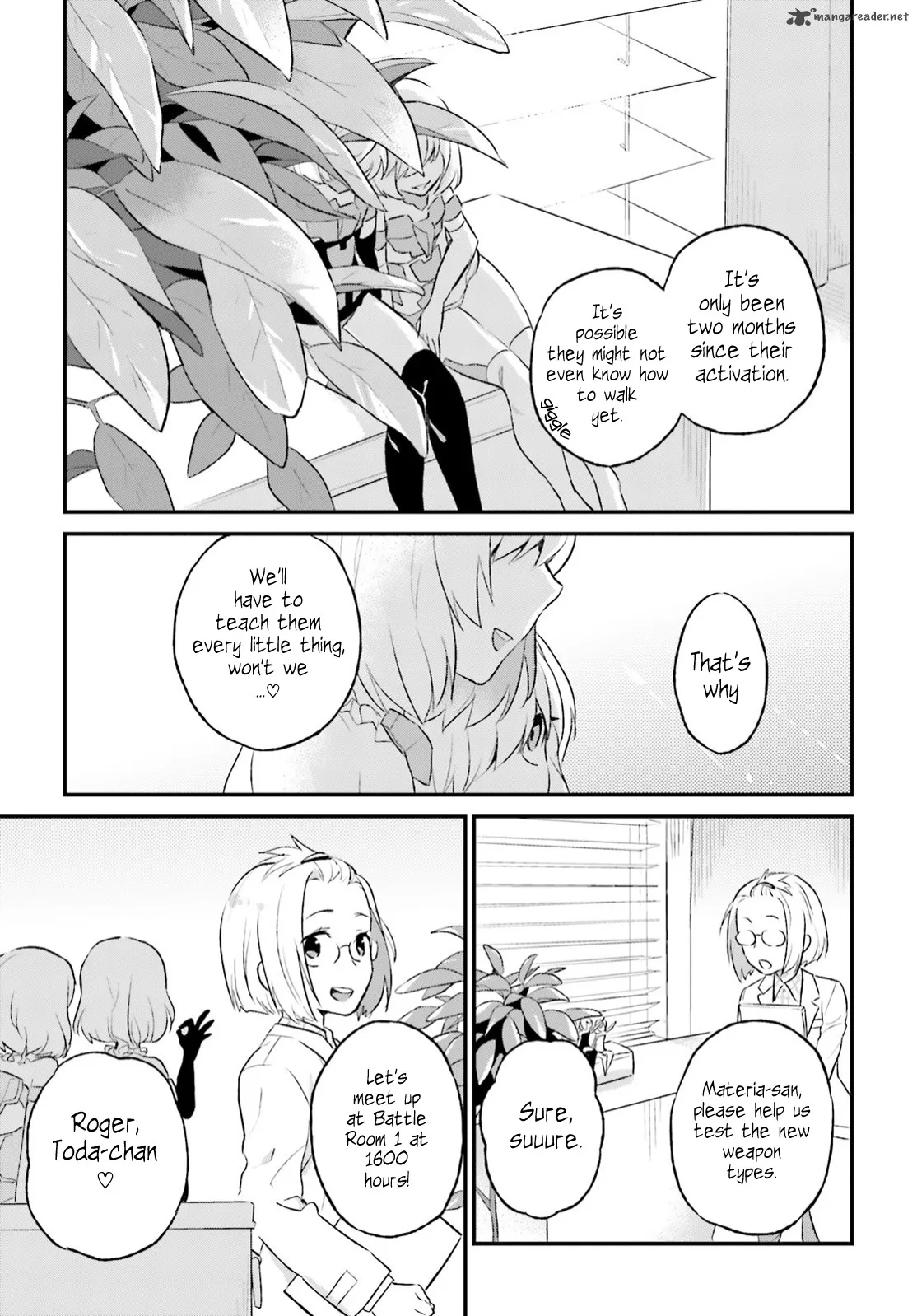 Frame Arms Girl: Lab Days Chapter 4 page 23